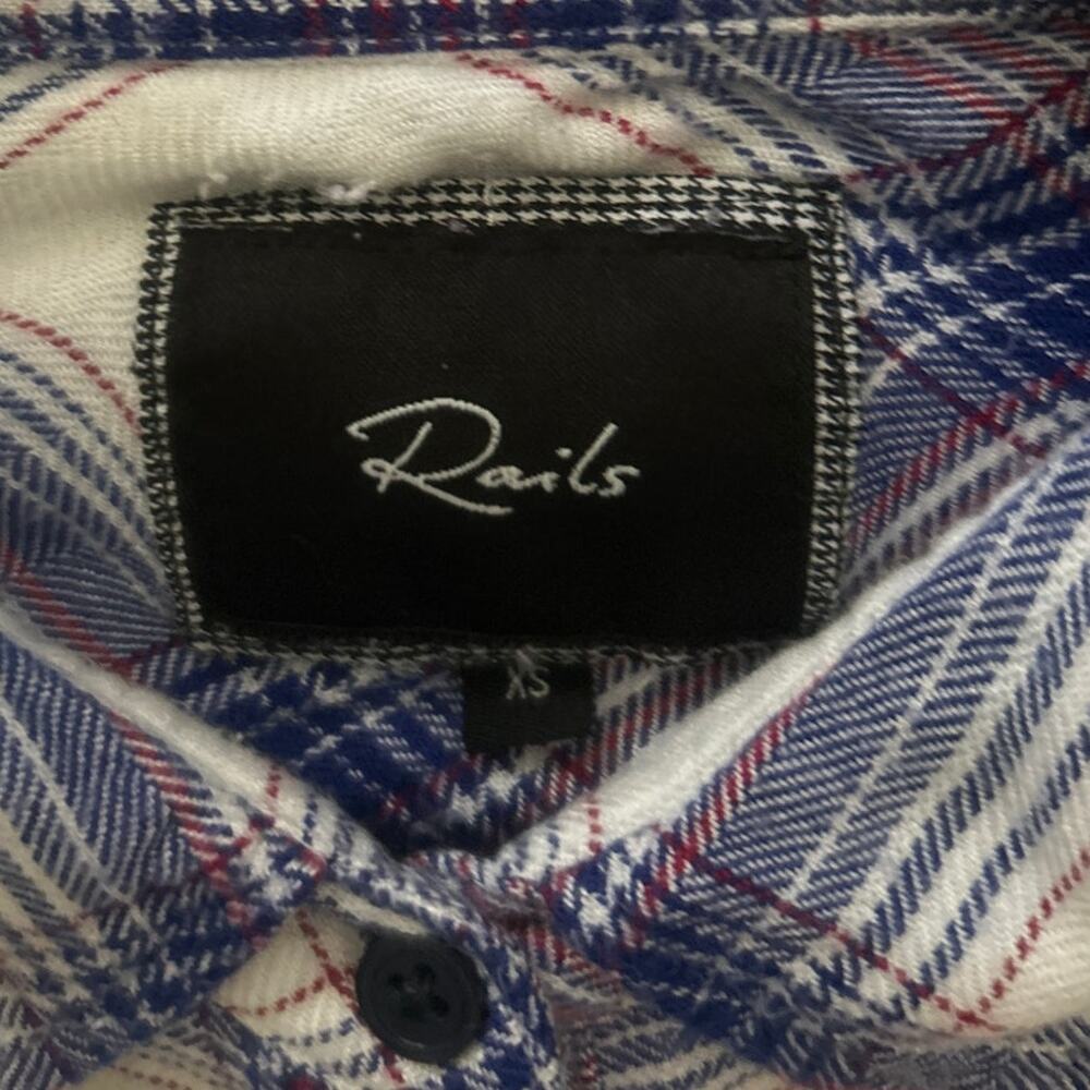 Rails Hunter Long Sleeve Button Front Soft Classi… - image 4